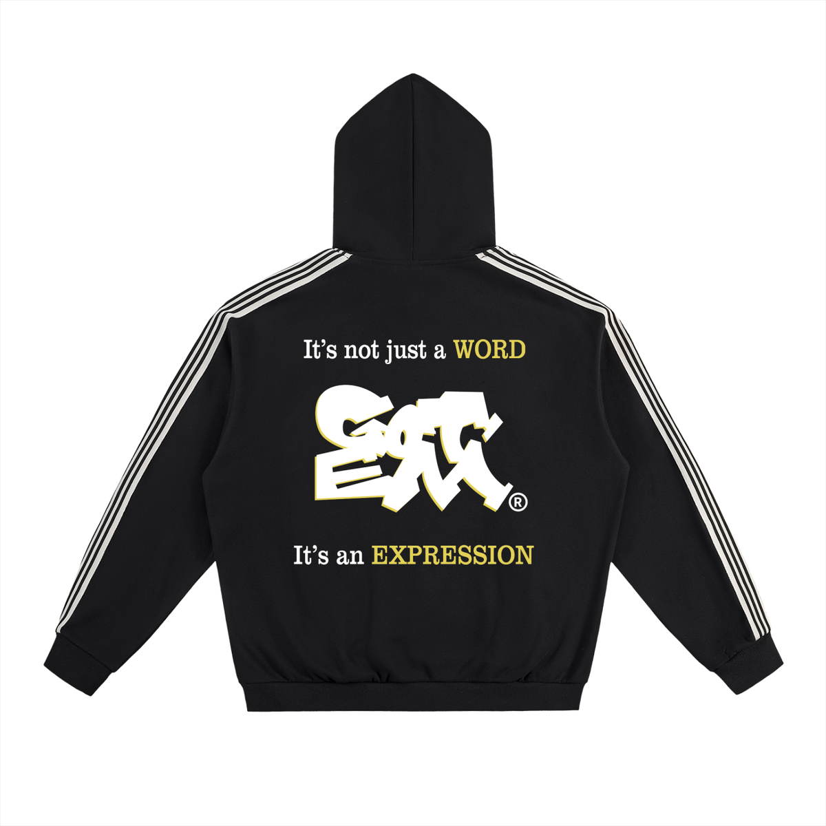 GOT ʻEM® Original with Tagline Side Stripe Hoodie | Unisex