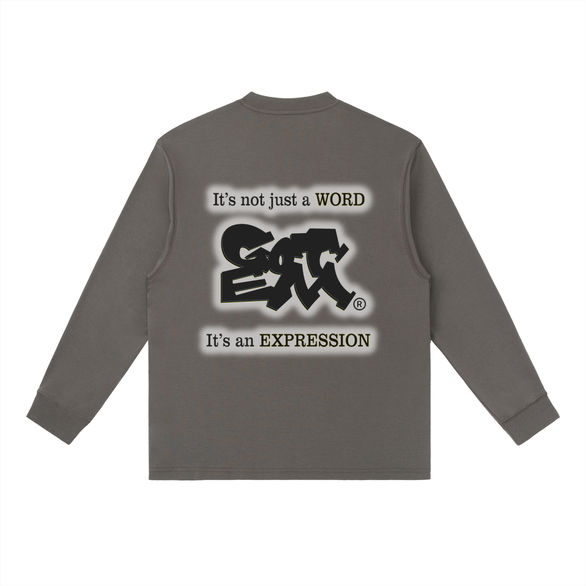 GOT ʻEM Original with Tagline (Glow) Crewneck Long Sleeve T-Shirt | Men
