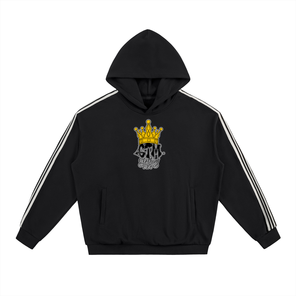 GTM® Crown Side Stripe Hoodie | Unisex