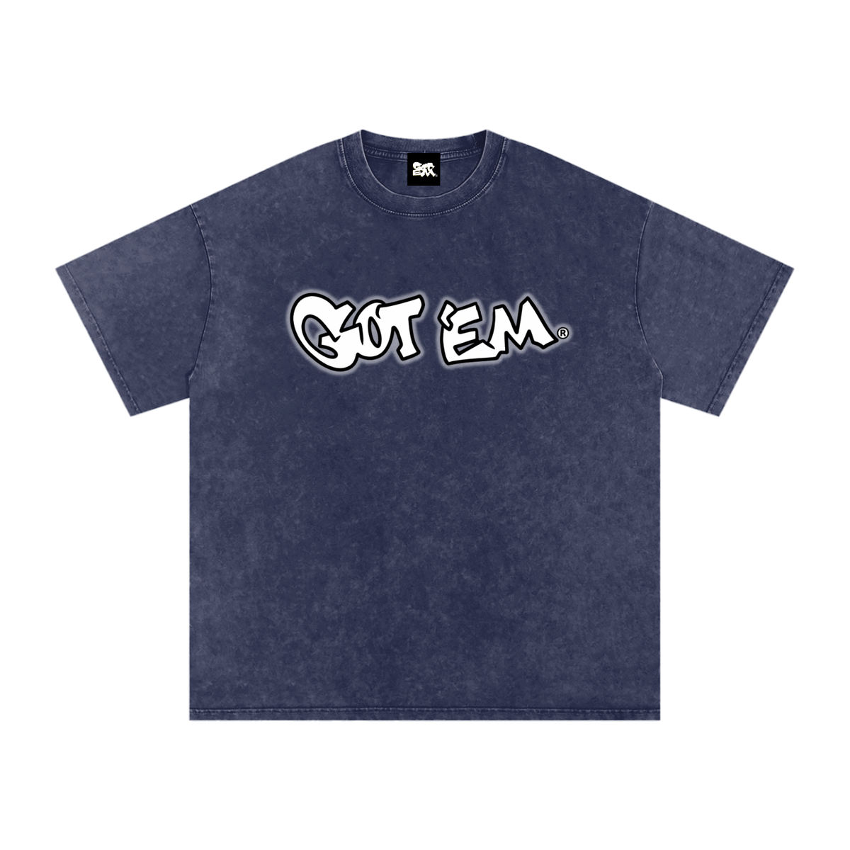 GOT ʻEM® Billboard Snow Washed Oversized Cotton T-Shirt | Unisex
