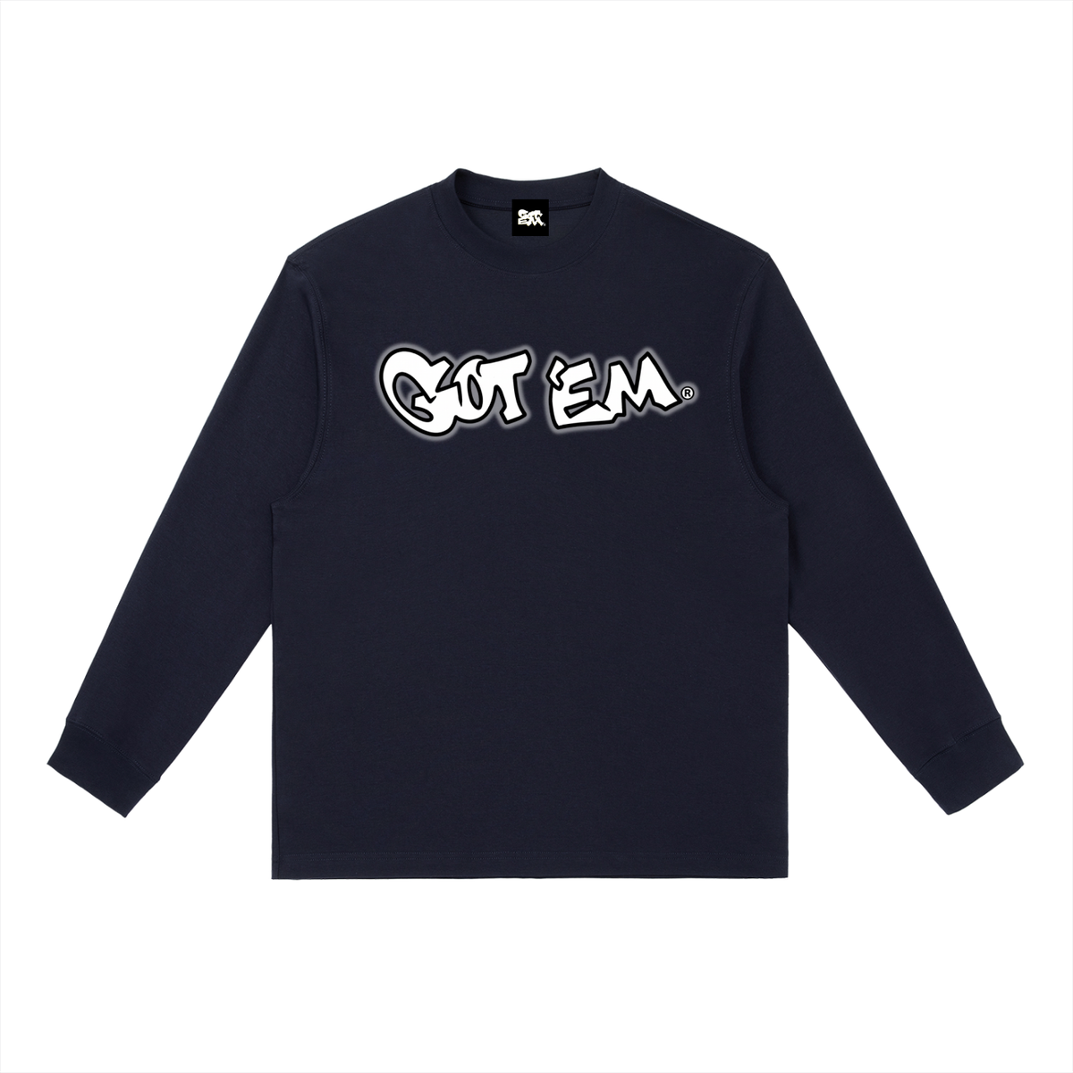 GOT ʻEM® Billboard Crewneck Long Sleeve T-Shirt | Men