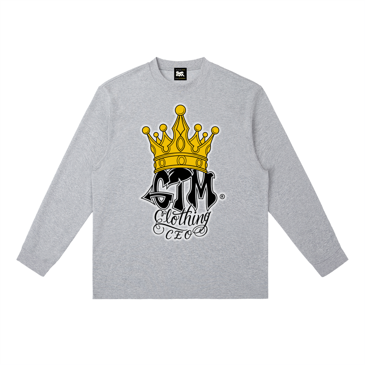 GTM® Crown Crewneck Long Sleeve T-Shirt | Men