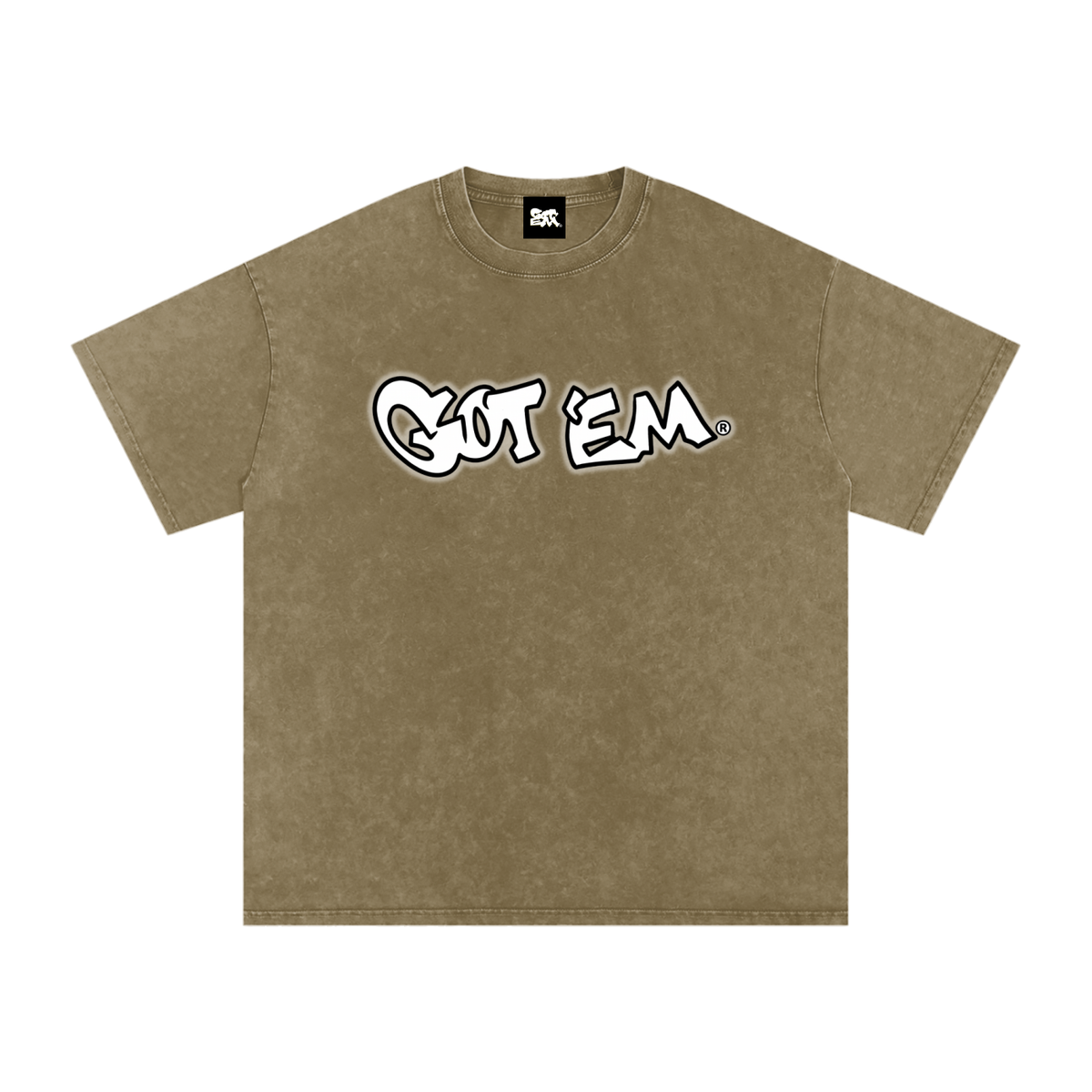 GOT ʻEM® Billboard Snow Washed Oversized Cotton T-Shirt | Unisex
