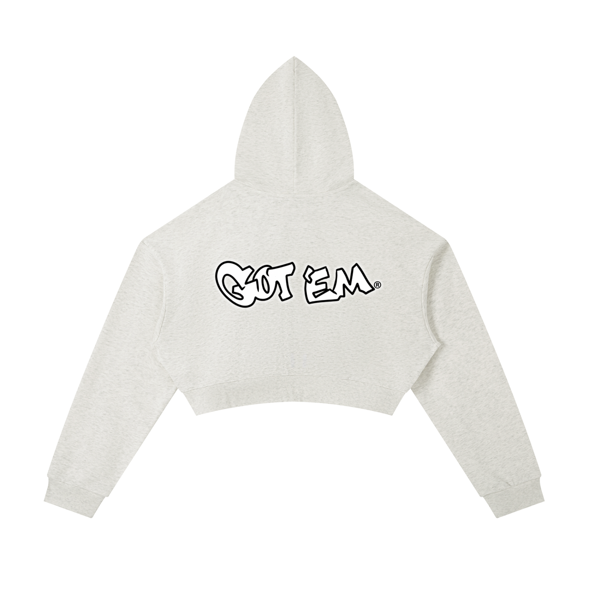 GOT ʻEM® Billboard Cropped Zip-Up Hoodie | Women