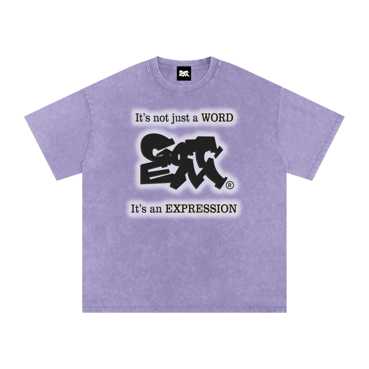 GOT ʻEM® Original with Tagline (Glow) Snow Washed Oversized Cotton T-Shirt | Unisex