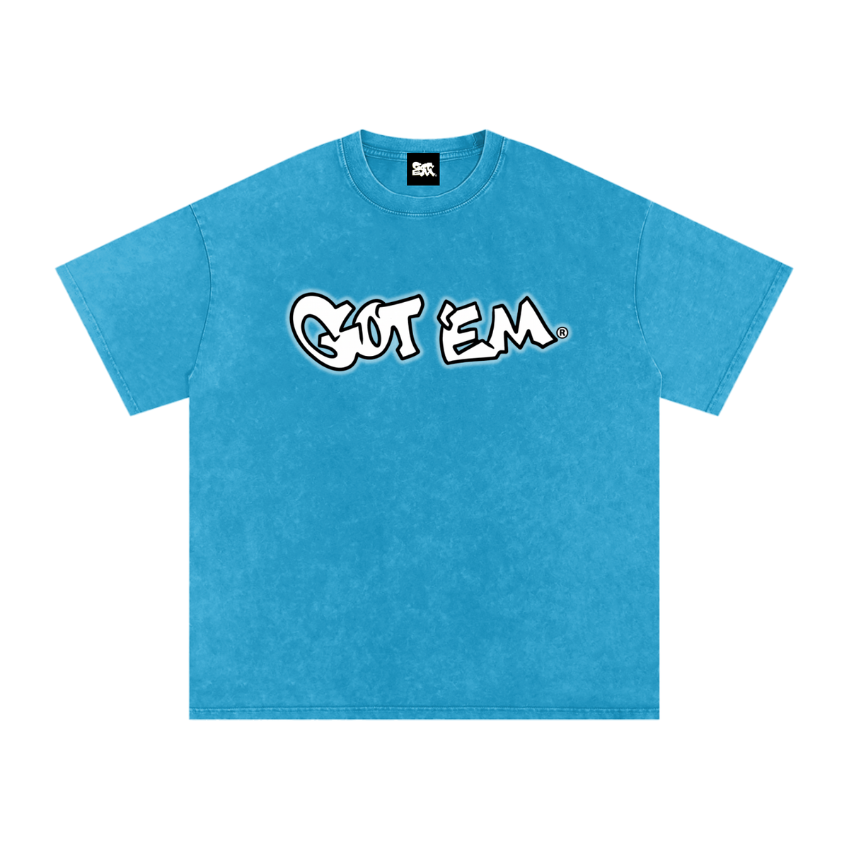 GOT ʻEM® Billboard Snow Washed Oversized Cotton T-Shirt | Unisex