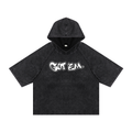 GOT ʻEM® Billboard Snow Washed Hooded Boxy T-Shirt | Unisex
