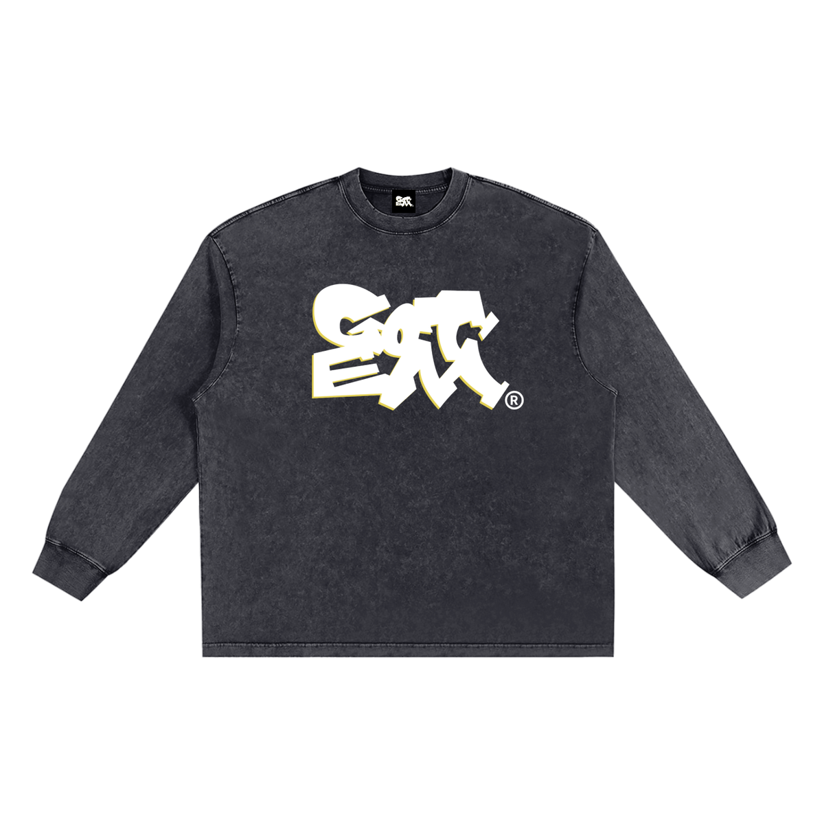 GOT ʻEM® Original Snow Washed Frayed Edge Long Sleeve T-Shirt | Unisex